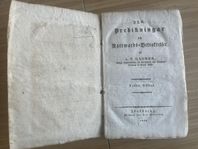 Bok år 1830, frakturstil, antik, handgjort. Religion 