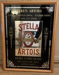 STELLA ARTOIS - Barspegel ca 70 x 50 cm