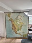 Skolplansch - Nordamerika (180 x 150cm)