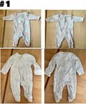 Babykläder(0-2m) - body, byxor, tumvantar, mössa, sovpåse