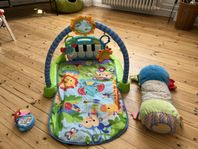 Fisher Price baby gym and key toy, Nuby baby bolster and 