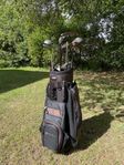 PGE golfbag + 16 klubbor upplärningsset 
