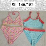 Badkläder bikini stl. 146/152