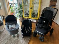 Britax Smile 3 barnvagn inkl. Baby-Safe2 & ISOFIX bas