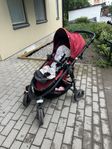 babyjogger barnvagn m tillbehör 