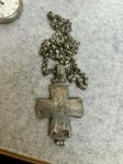 Ortodoxt kors i silver