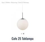 Café taklampa 