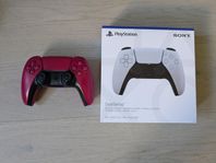 playstation 5 kontroll röd