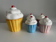 Muffins - Cupcakes - Inredning - Förvaring - Porslin - Burk