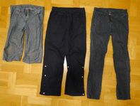Jeans Polarn & Pyret stl 134, tre par