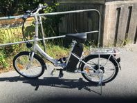 Ihopfällbar elektroniska cykel