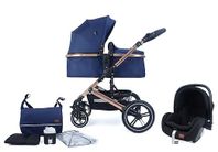 Nya 3-i-1 Barnvagnar med bilbarnstol och tillbehör