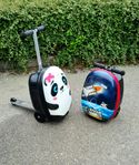 resväska med sparkcykel