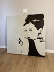 Canvas (90x90) - Audrey Hepburn