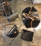 Handväskor - Louis Vuitton + Gucci