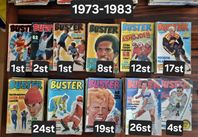 138st serietidningar : Buster 1973-1983