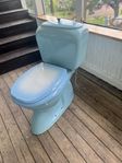 Blå WC Gustavsberg klassiker retro 
