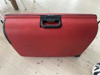 resväska röd klassisk carlton stor 