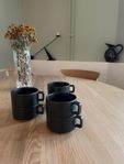 keramik kaffemuggar kaffemugg svarta 
