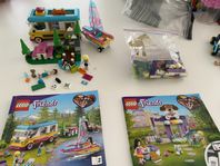 Lego Friends- 2 st byggset - husbil och hunddagis 
