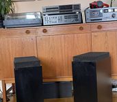 SONAB stereoanläggning med högtalare OA14, R2000, 85S, H10