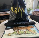 Gucci Gucci Ghost Drawstring Leather Bag 