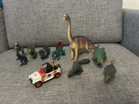 Dinosaurier och Jurassic World bil 