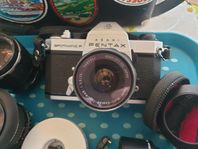 kamera analog komplett(Asahi Pentax sportmatic f)