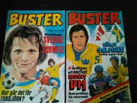 Buster serietidningar, 2 st 1977