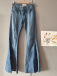 Flares Byxor FreePeople Jeans Stretch Retro 70-tal 