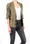 Zadig & Voltaire Virginia Grunge Military Jacket