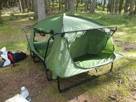 campingsäng / tältsäng med tält 