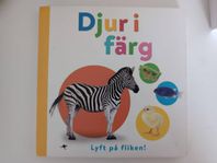 Djur i färg (barn bok, board book)