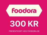 Presentkort Foodora 300kr
