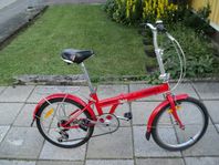 Hopfällbar 6-växlad mini cykel
