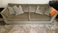 soffa 3-sits + divan/fotpall