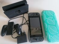 Nintendo switch +kontroll, väska, hdmi, ringfit
