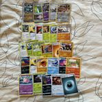 Pokémon kort samling blandat och gott