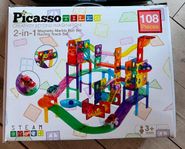 Picasso tiles 108 piece magnetic marble run