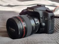 Objektiv Canon EF 35 mm, 1.4L USM + kamerahus Canon EOS 40D