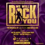 Queen We will Rock you Dalhalla 6/7 4 st biljetter PARKETT