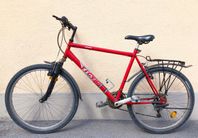 21 Växlad Cykel med handbromsar och dämpad framgaffel 