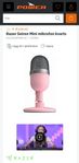 Razer Seiren Mini Quartz(rosa mikrofon)
