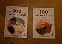 Musikbok 100 lätta låtar piano/keyboard och ukulele