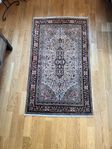 Äkta handknuten persisk silkes matta