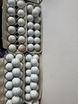 golfbollar, titleist, callaway, taylormade mm