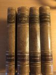 Fyra böcker i Fortsytesagan med skinnrygg från 1933