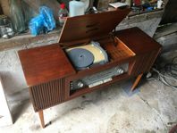 RETRO LUXOR RADIO STEREO Teakmöbel. Renoveringsobjekt 