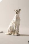 Stor katt leopard figurin