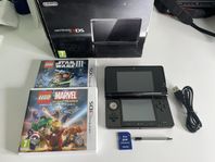 Nintendo 3DS Konsol + 2 spel